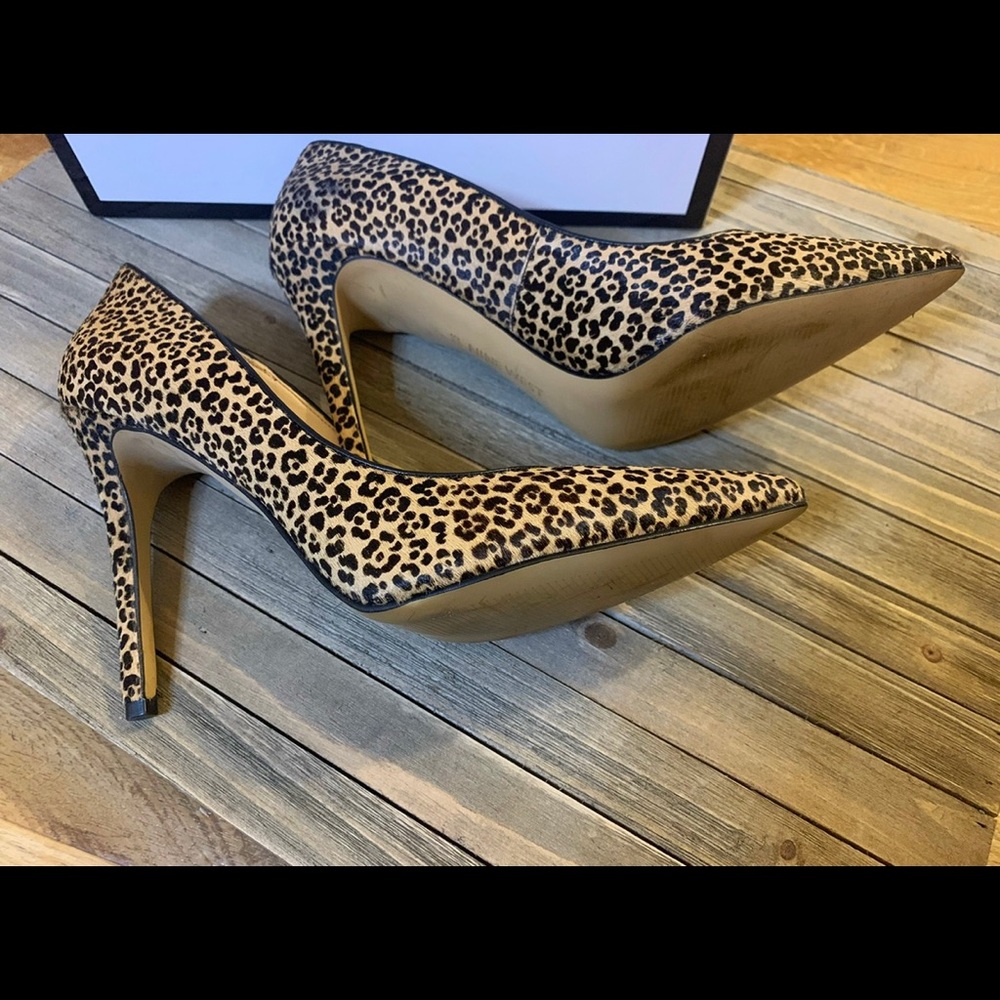 Nine West Leopard Print Stiletto Heels